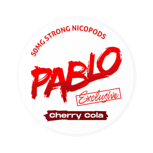 PABLO Exclusive Cherry Cola 30mg Strong Nicotine Pouches