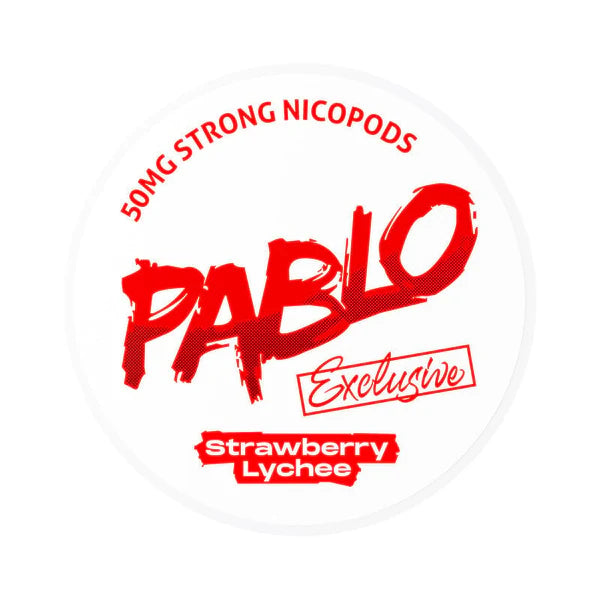 PABLO Exclusive Strawberry Lychee 30mg Strong Nicotine Pouches