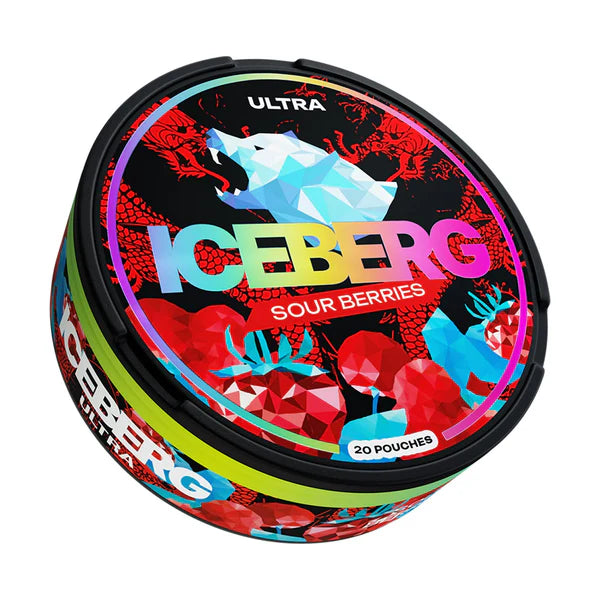 Iceberg Sour Berries 30mg Strong Nicotine Pouches