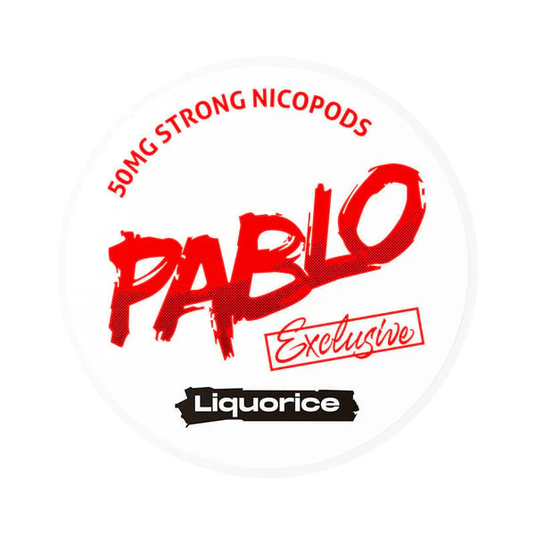 PABLO Exclusive Liquorice 30mg Strong Nicotine Pouches