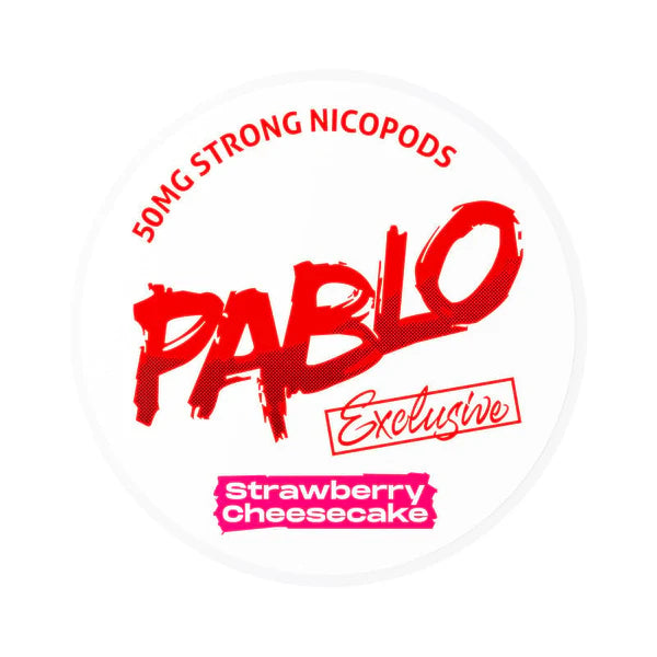 PABLO Exclusive Strawberry Cheesecake 30mg Strong Nicotine Pouches