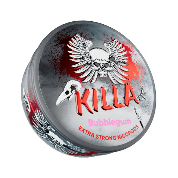 KILLA Bubblegum 11.2mg Strong Nicotine Pouches