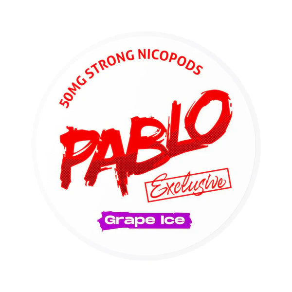 PABLO Exclusive Grape Ice 30mg Strong Nicotine Pouches