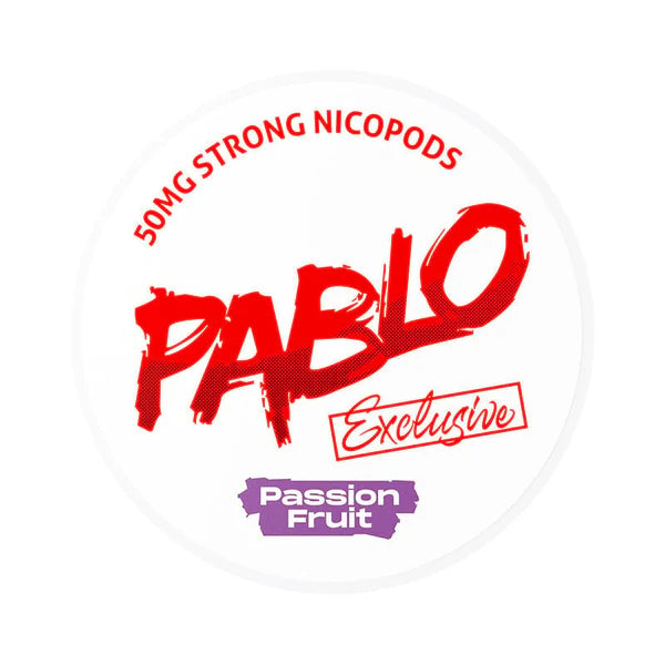 PABLO Exclusive Passion Fruit 30mg Strong Nicotine Pouches